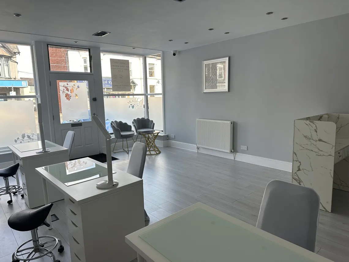 Treatment room at our Wednesday clinic at Nails and Thingz